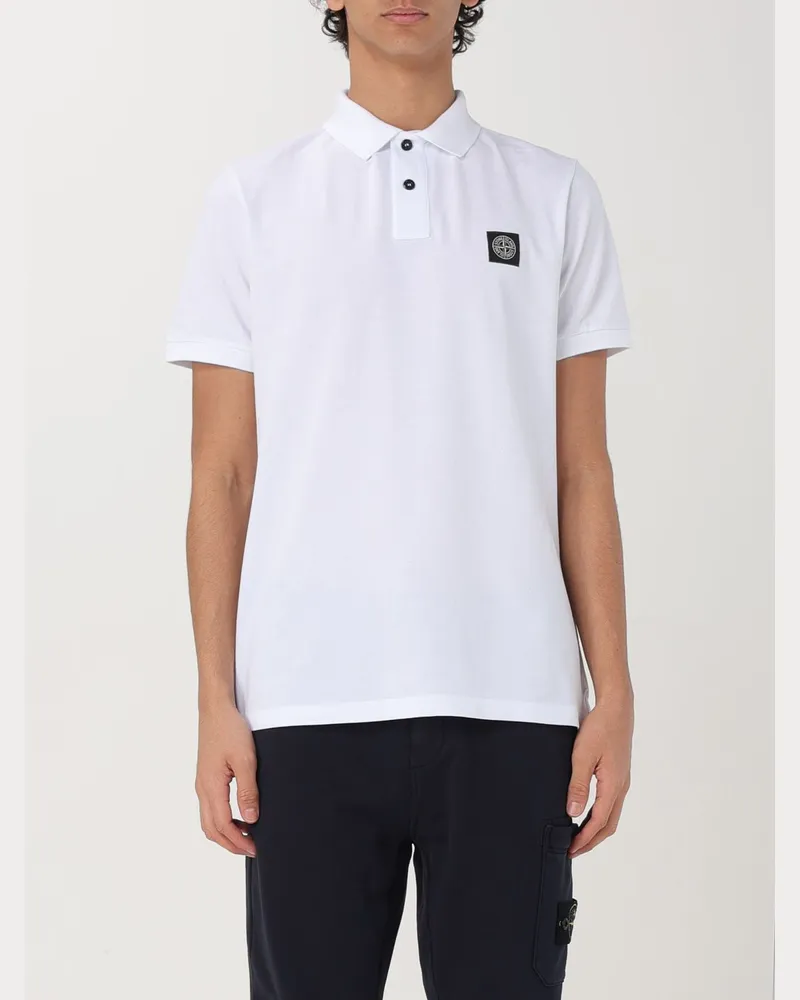 Stone Island Polo herren Weiß