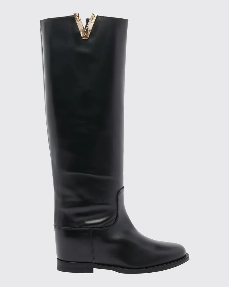 Via Roma 15 Stiefel damen Schwarz
