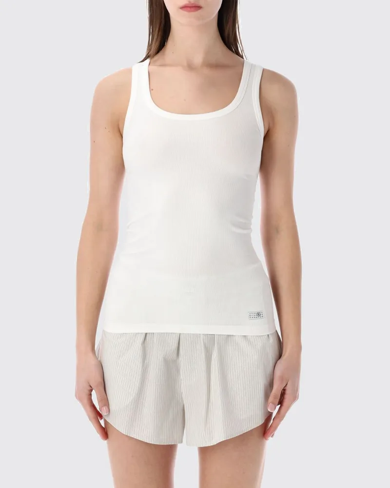 Maison Margiela Top damen Weiß