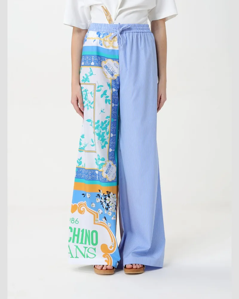 Moschino Hose damen Hellblau