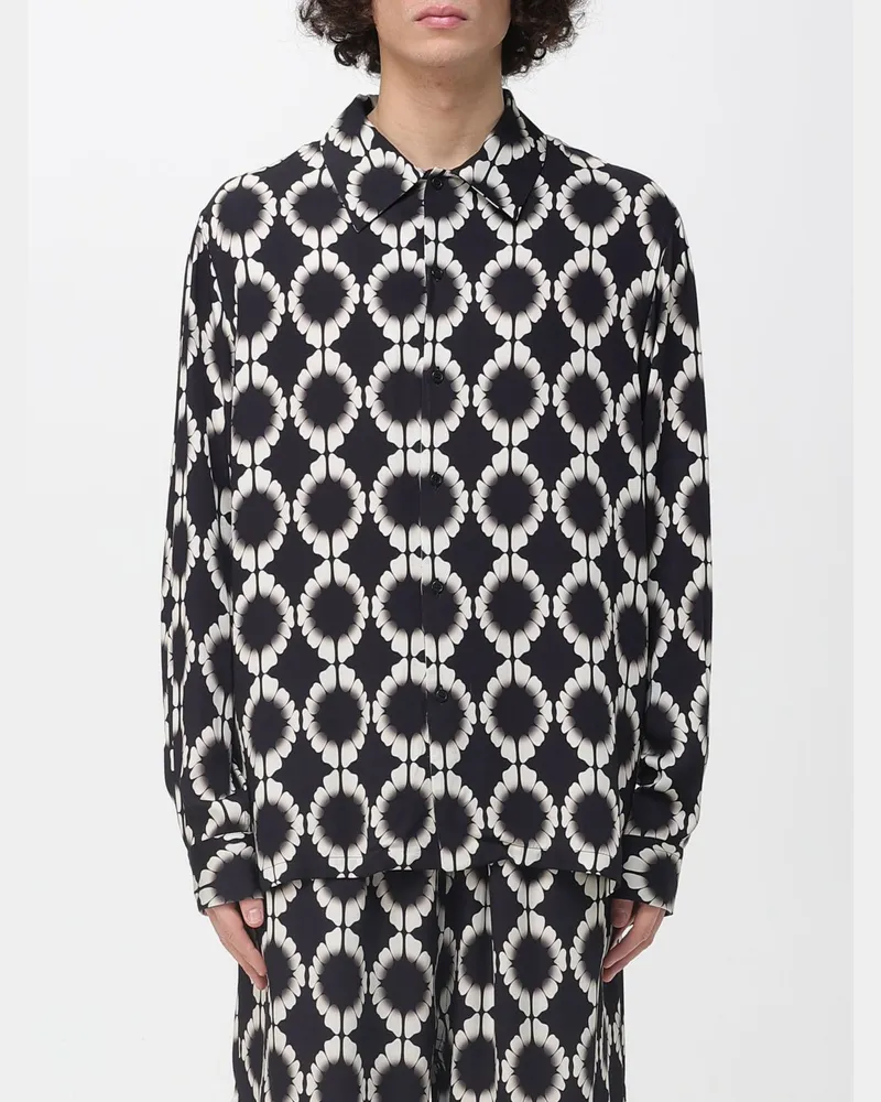 Laneus Hemd herren Schwarz