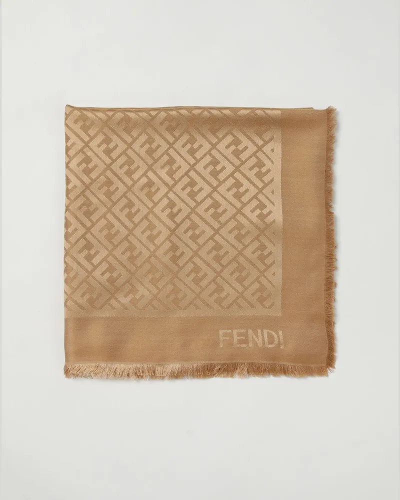 Fendi Schal damen Camel
