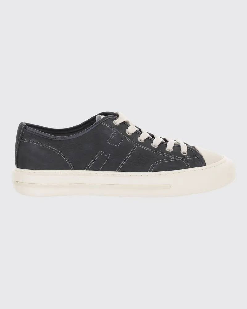 Hogan Rebel Sneaker aus Nubukleder mit gesticktem H-Logo Navy
