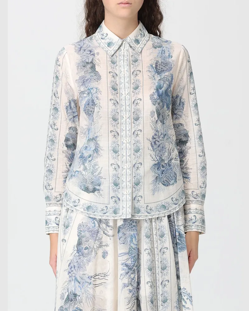 Zimmermann Hemdbluse damen Weiß
