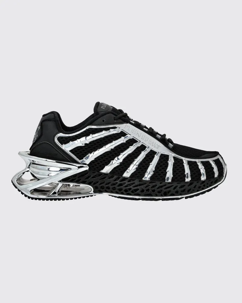 Philipp Plein Zweifarbige Thunderstorm GenX Sneakers aus Mesh mit Chunky-Sohle Schwarz