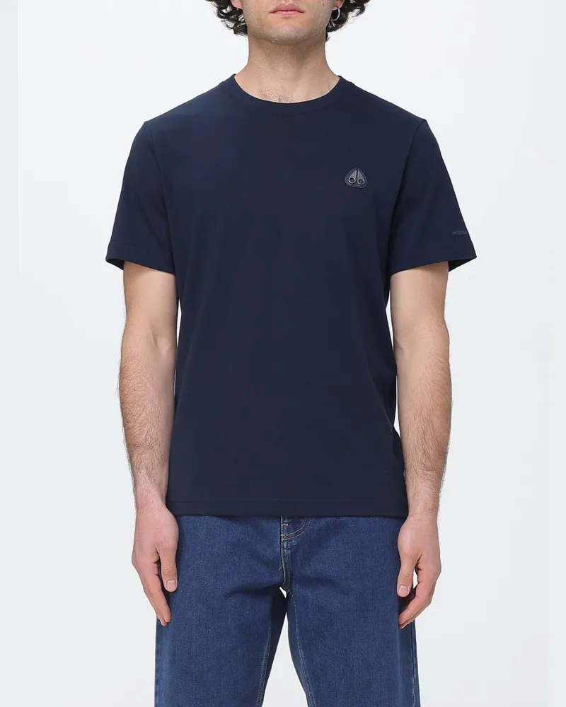 Moose Knuckles T-shirt herren Navy