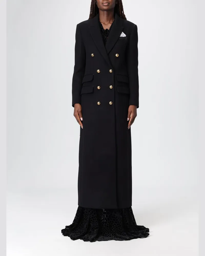 Elisabetta Franchi Mantel damen Schwarz