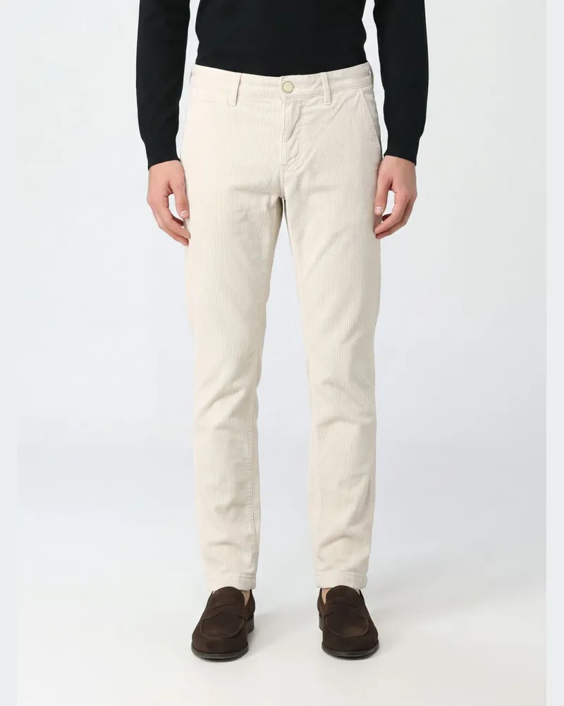 Jacob Cohën Slim-Fit-Cordhose mit mittelhohem Bund Weiß