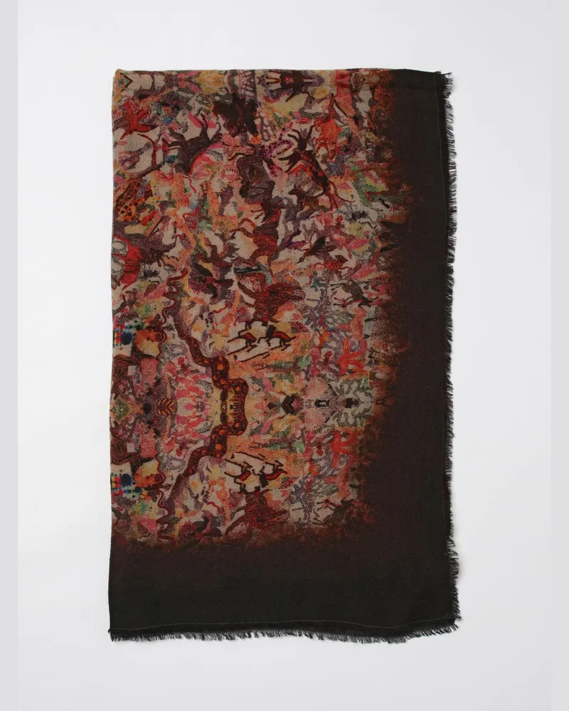 Faliero Sarti Schal damen Burgunderrot