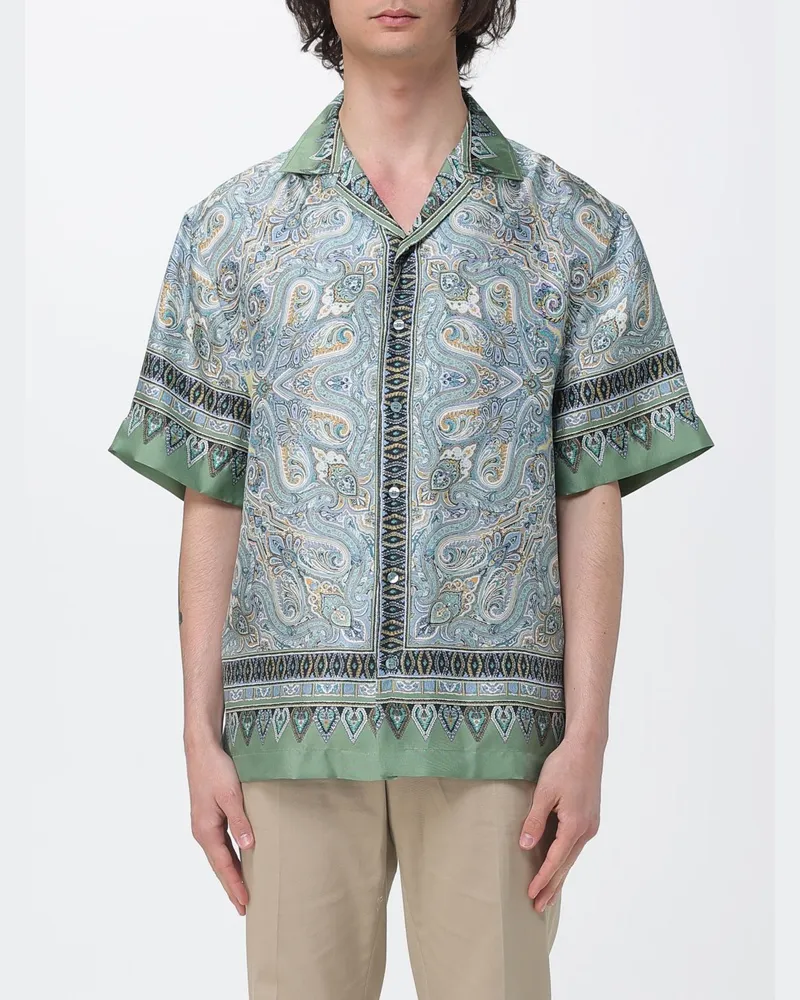 Etro Hemd herren Grün