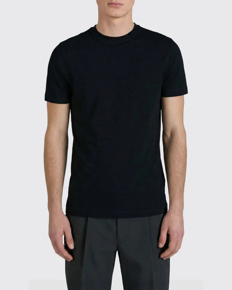 Zanone T-shirt herren Grau