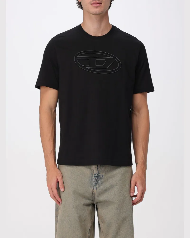 Diesel T-shirt herren Schwarz