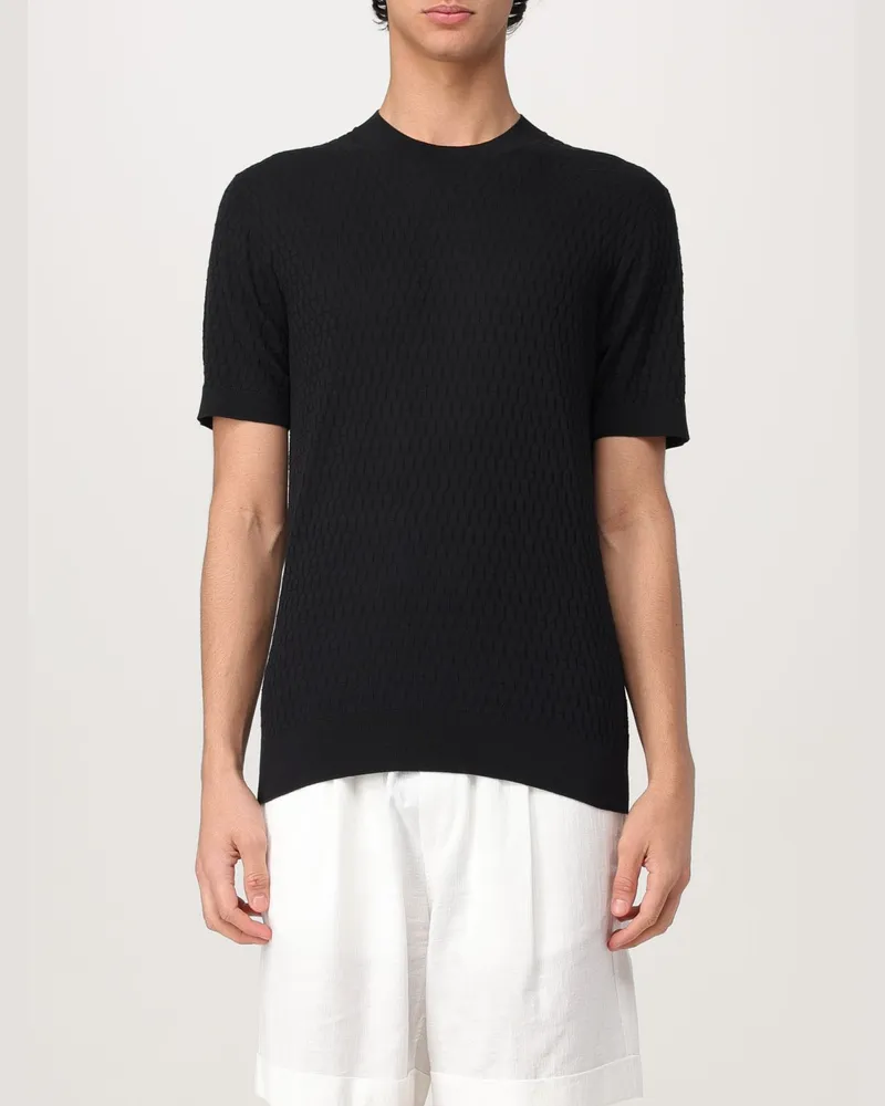 Paolo Pecora Milano Pullover herren Schwarz