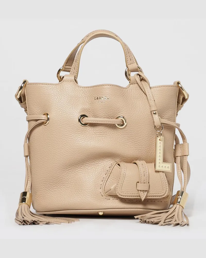 Lancel Schultertasche damen Beige
