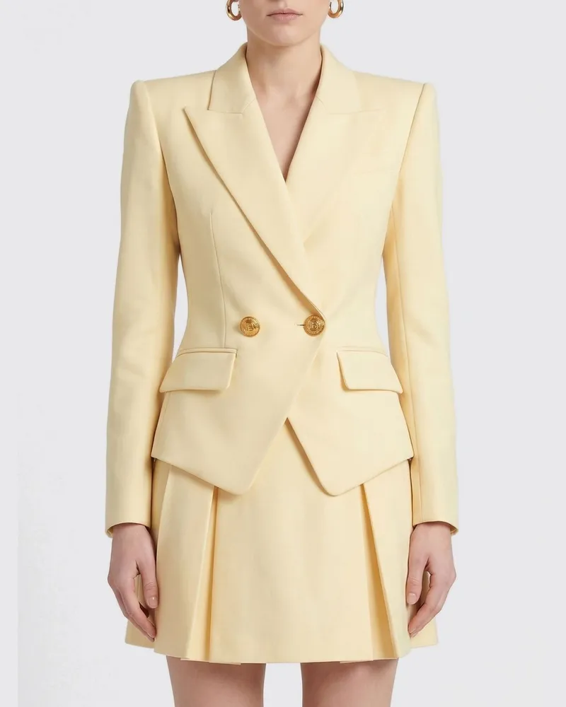 Balmain Jacke damen Gelb