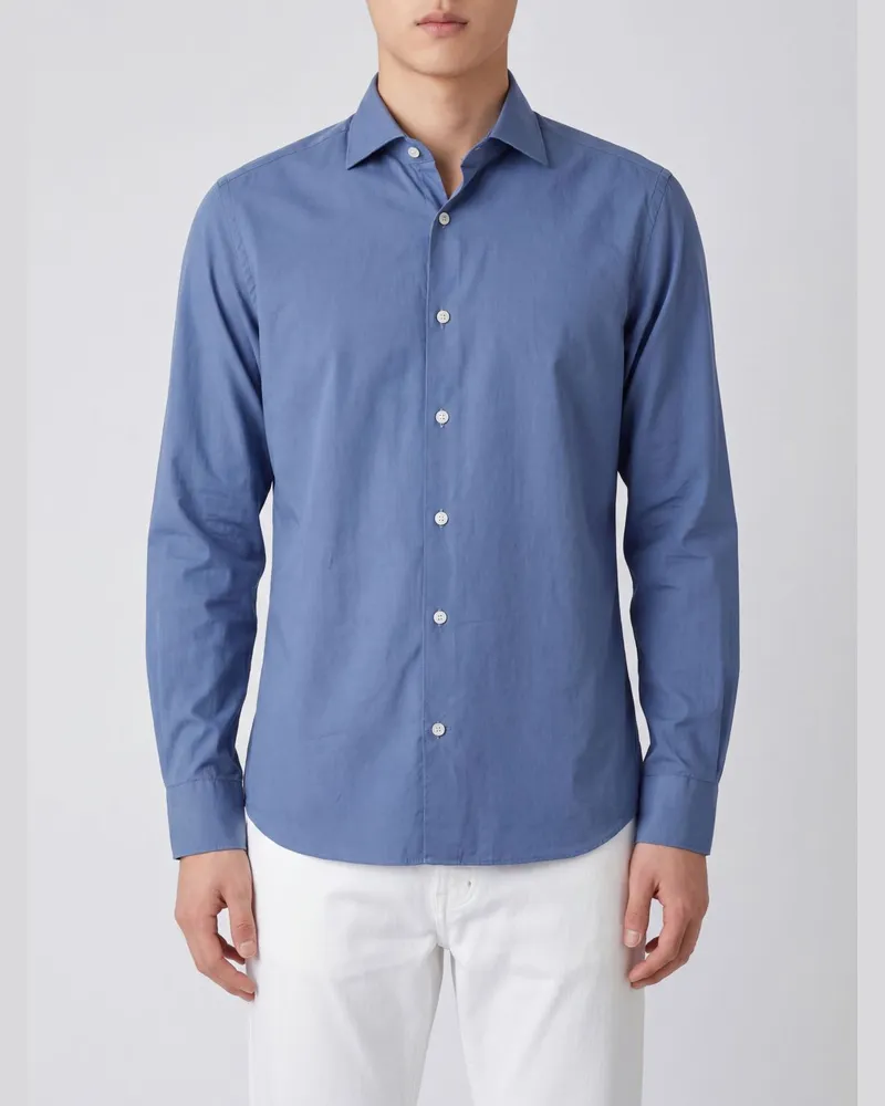 Tintoria Mattei Hemd herren Blau