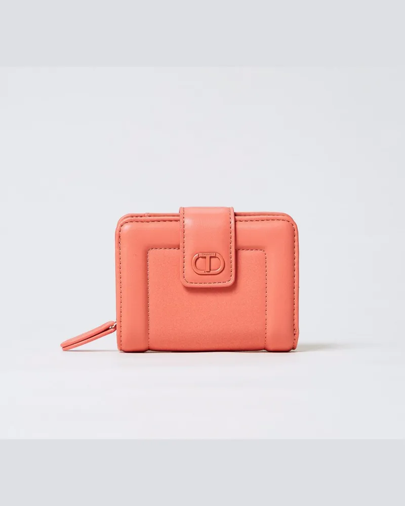 Twin-Set Geldbeutel damen Korall