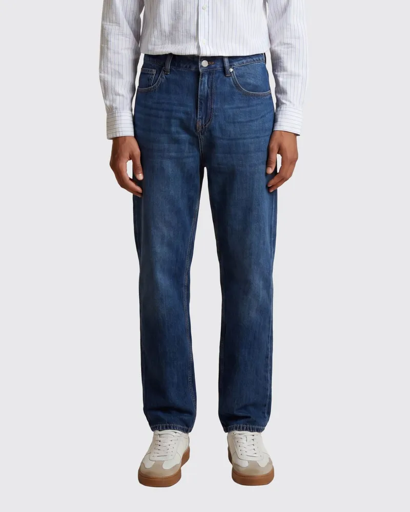 La Martina Regular Fit Straight Leg Jeans von aus Baumwolldenim Indigo