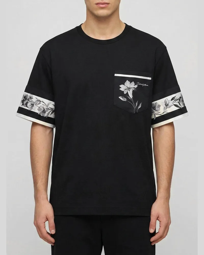 Dolce & Gabbana T-shirt herren Dolce & Gabbana Schwarz