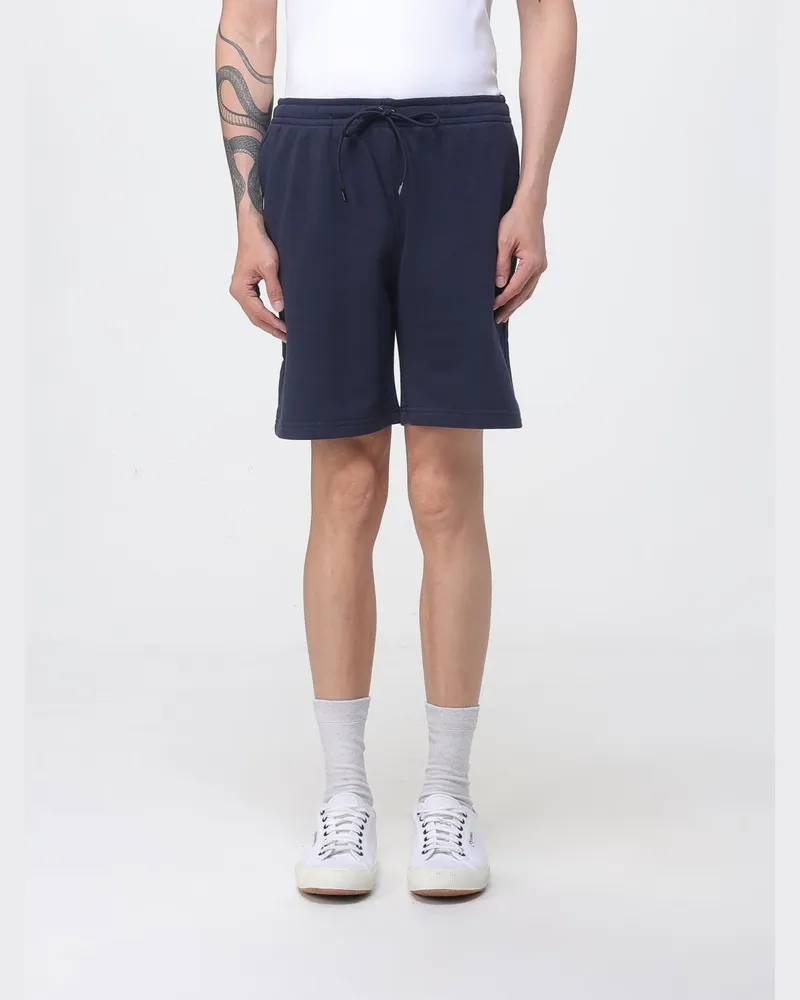 K-Way Baumwoll-Jogging-Shorts Blau