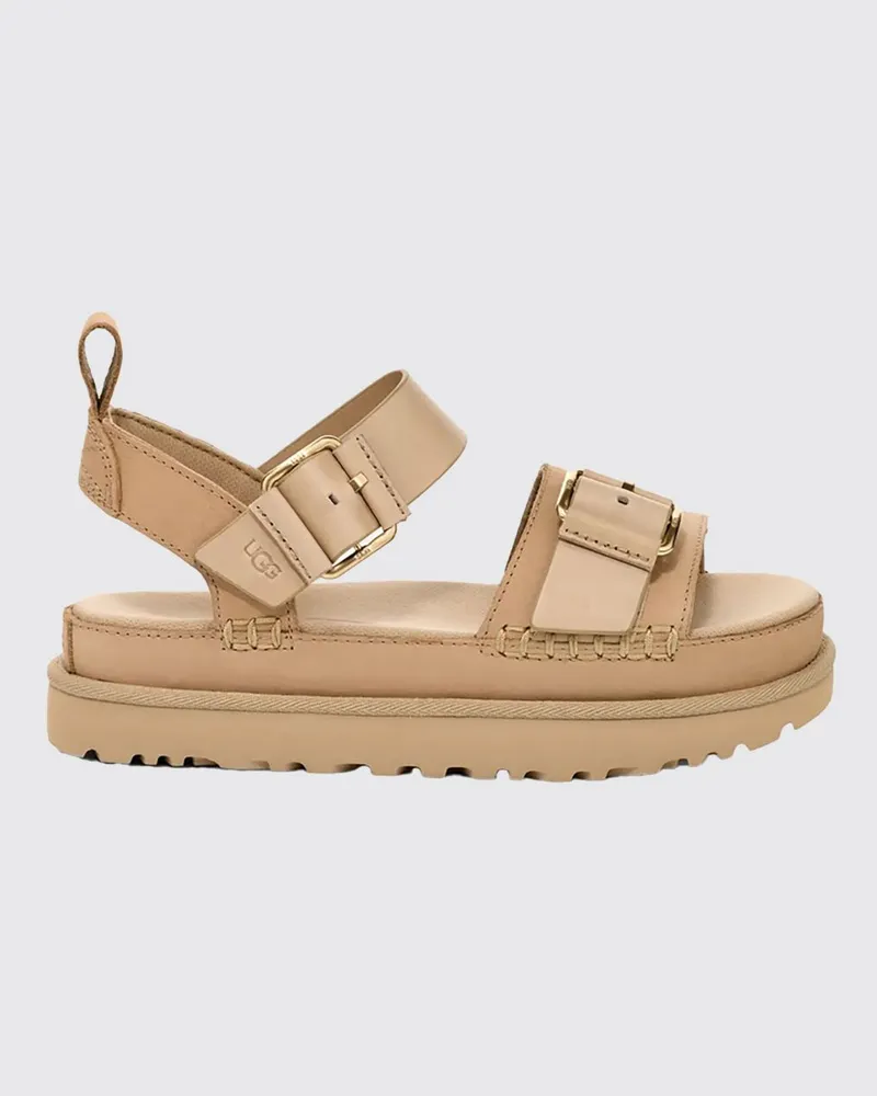 UGG Sandalen mit absatz damen Mustard