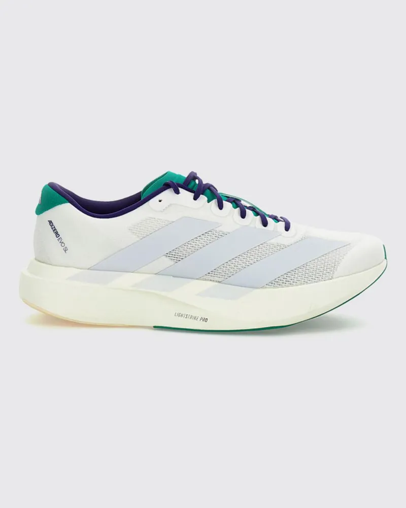 adidas Adizero EVO SL Low-Top-Sneaker aus technischem Gewebe Weiß