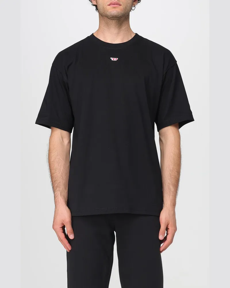 Diesel T-shirt herren Schwarz