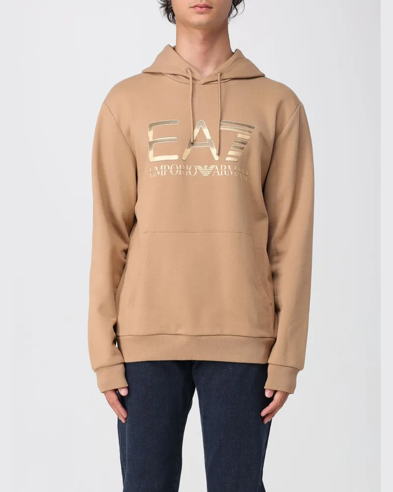 EA7 Sweatshirt herren Beige