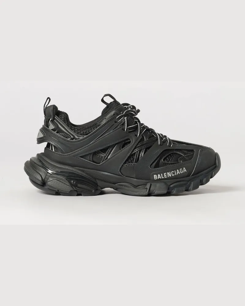 Balenciaga Track Low-Top-Sneakers aus Mesh und Polyurethan mit Oversized-Sohle Schwarz