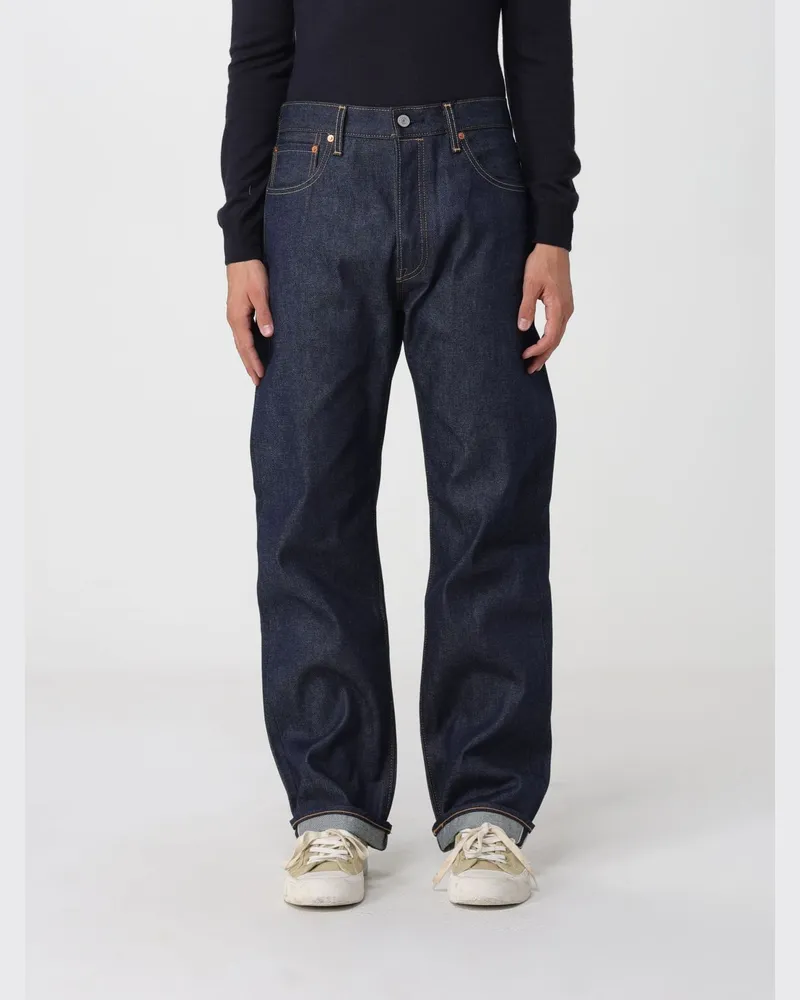 Levi's 501® Original Straight-Fit Jeans aus reiner Baumwolle Blau