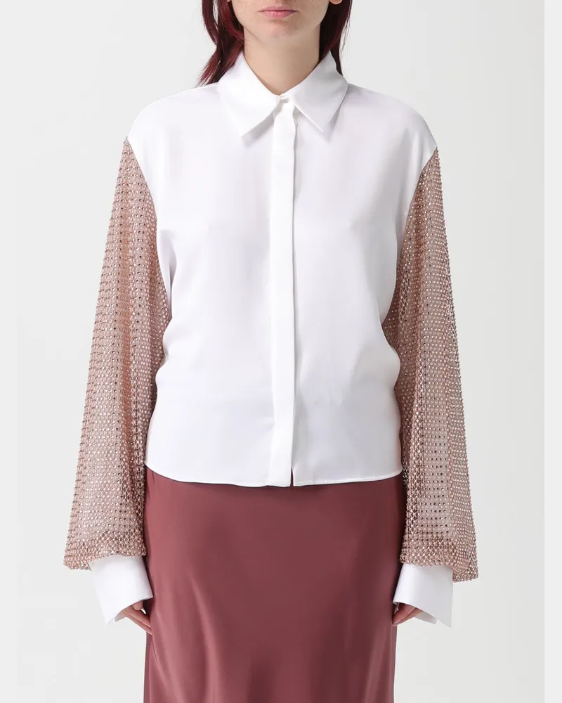 Genny Hemdbluse damen Weiß