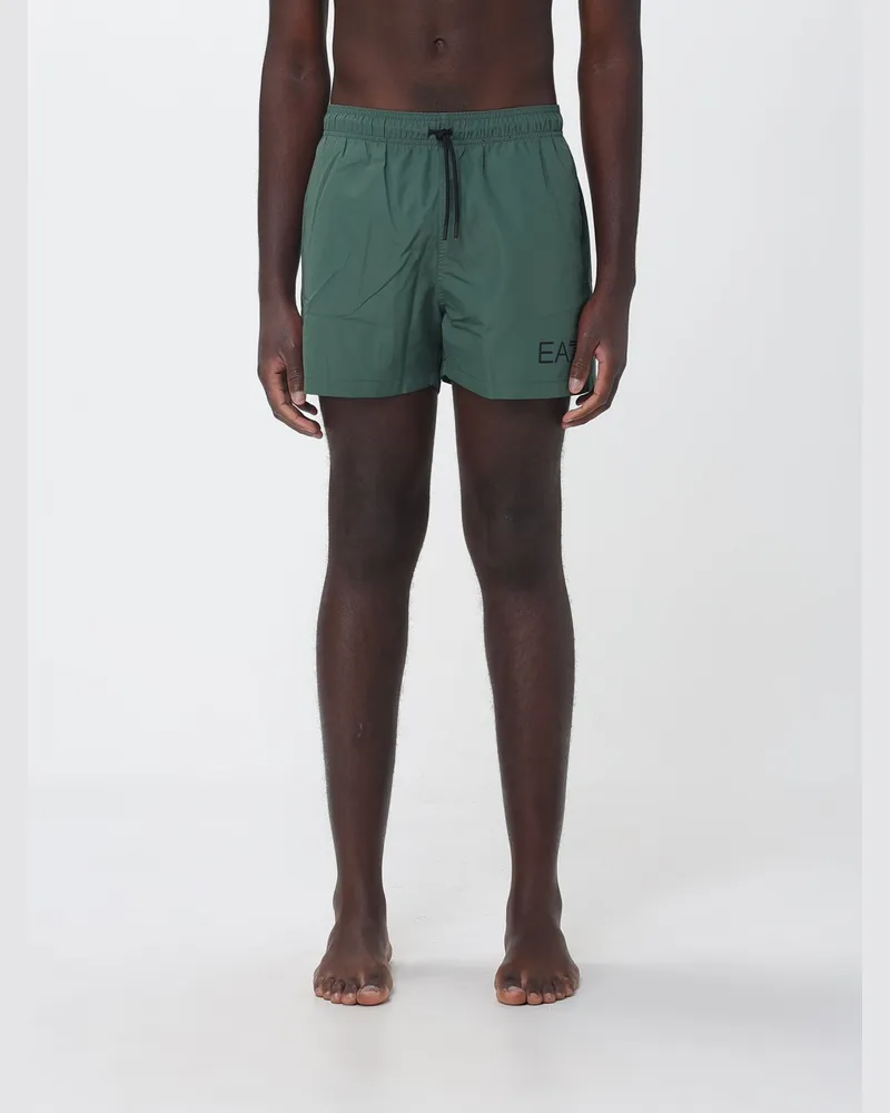 EA7 Badeanzug aus Polyester Grün
