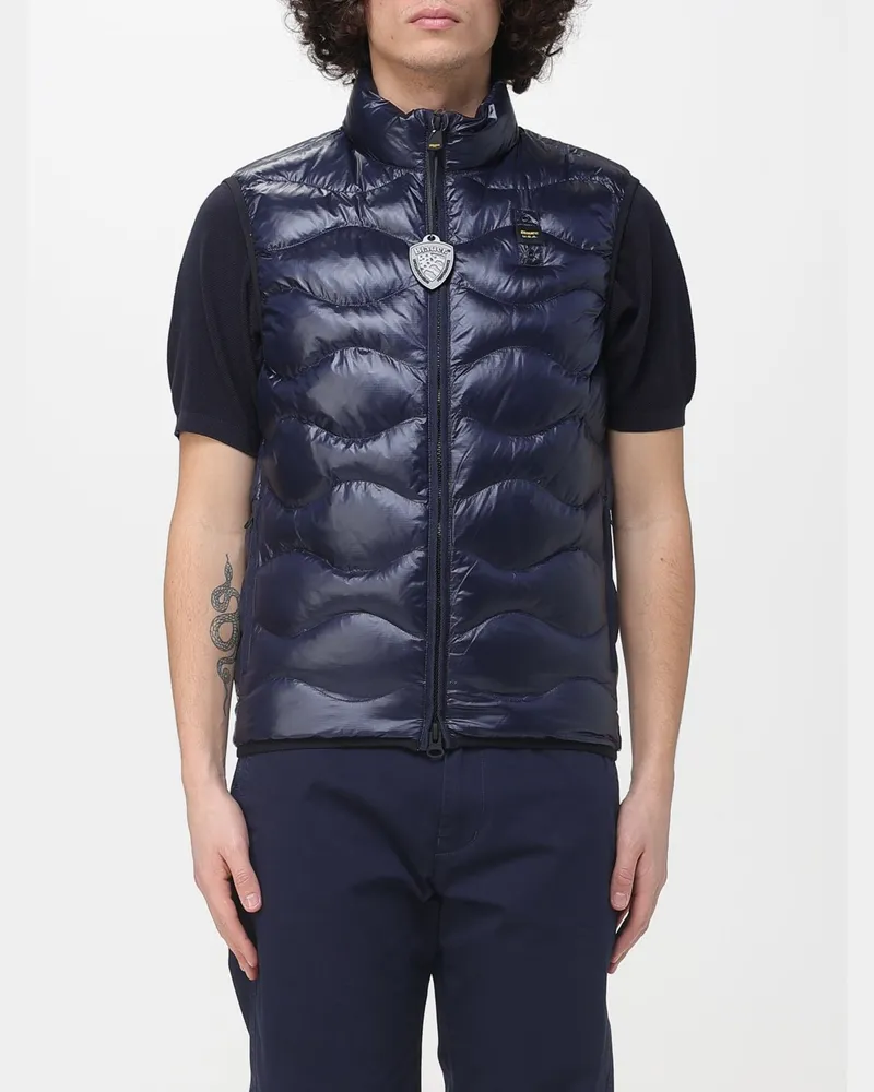 Blauer Weste damen Blau