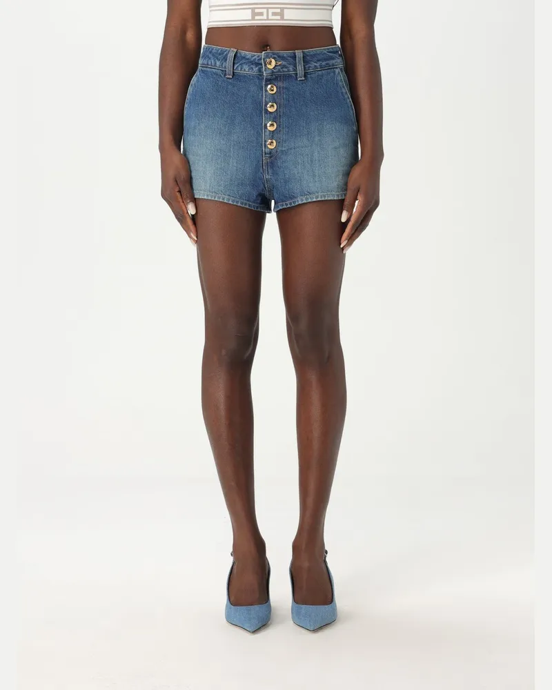 Elisabetta Franchi Shorts damen Blau