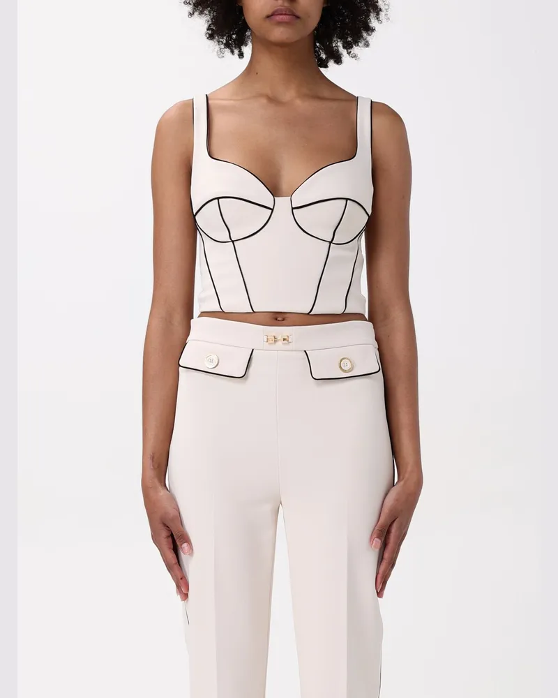 Elisabetta Franchi Top damen Butter