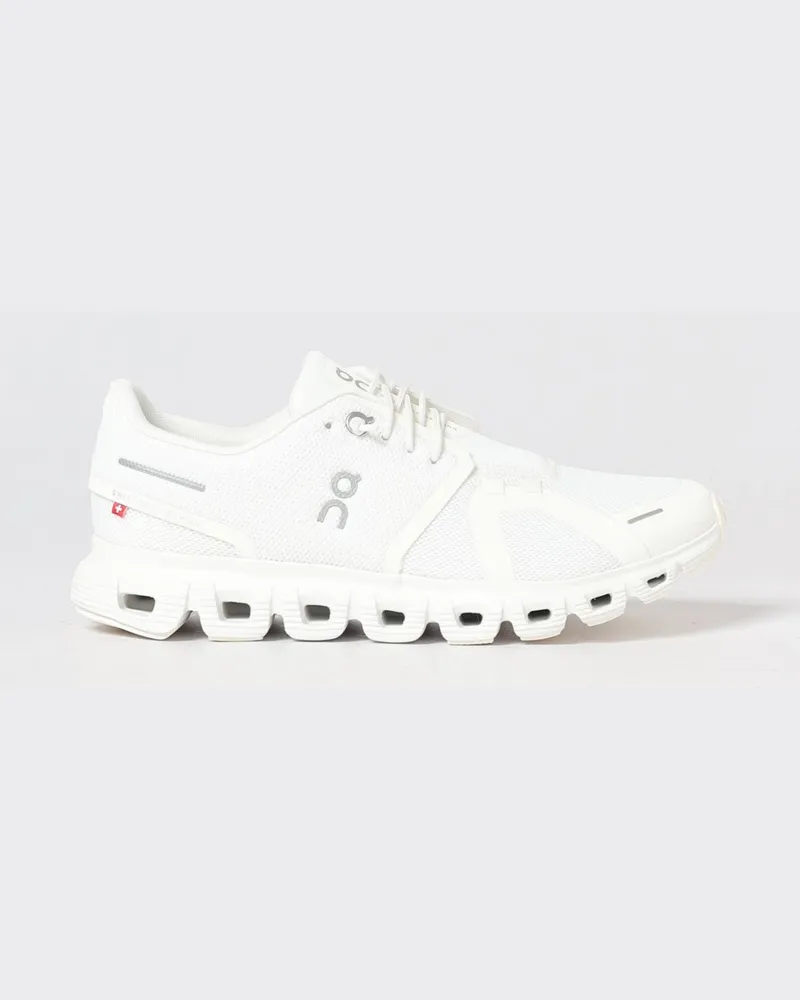 ON Cloud Slip-On-Sneaker für Damen aus atmungsaktivem Mesh Weiß