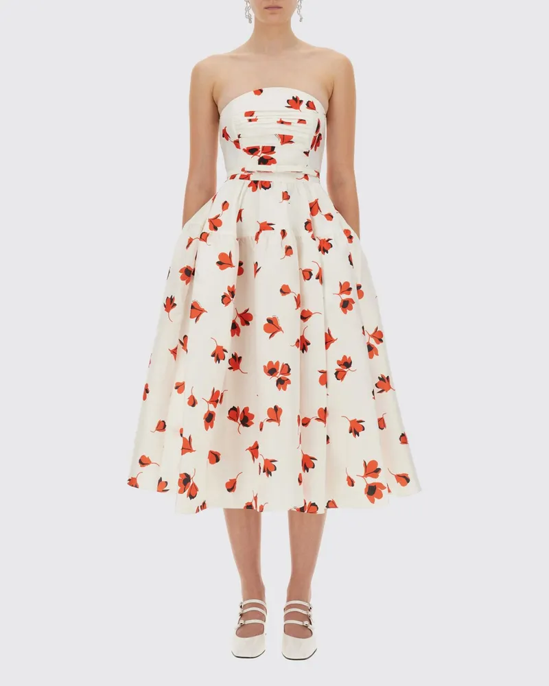 Self-Portrait Kleid damen Weiß