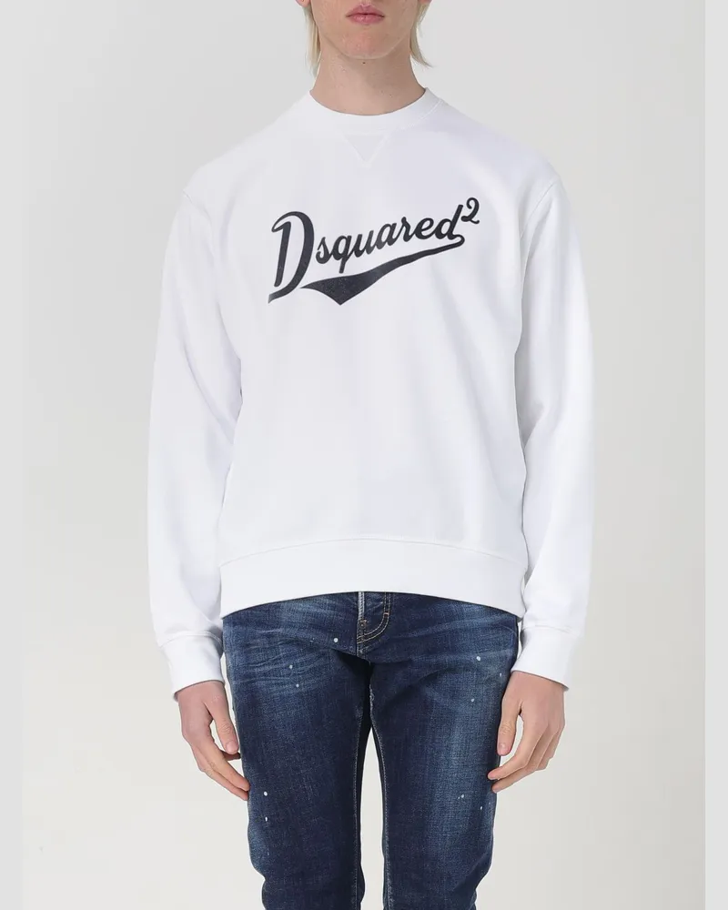 Dsquared2 Sweatshirt herren Weiß