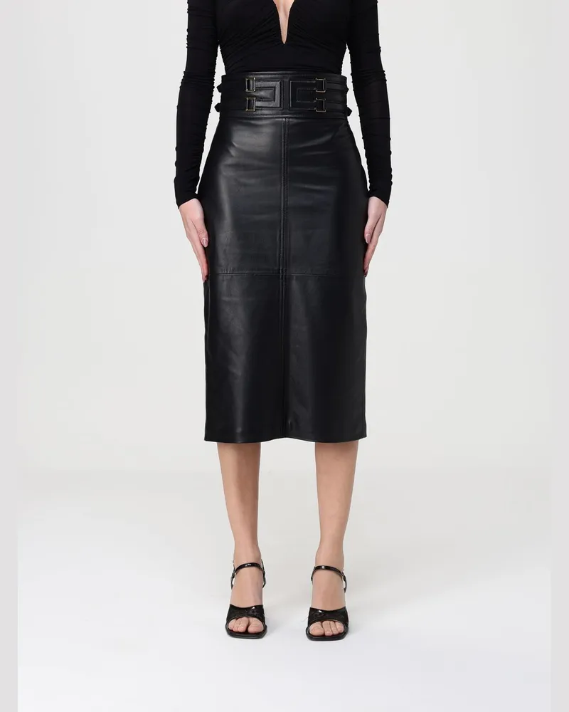 Elisabetta Franchi Rock damen Schwarz