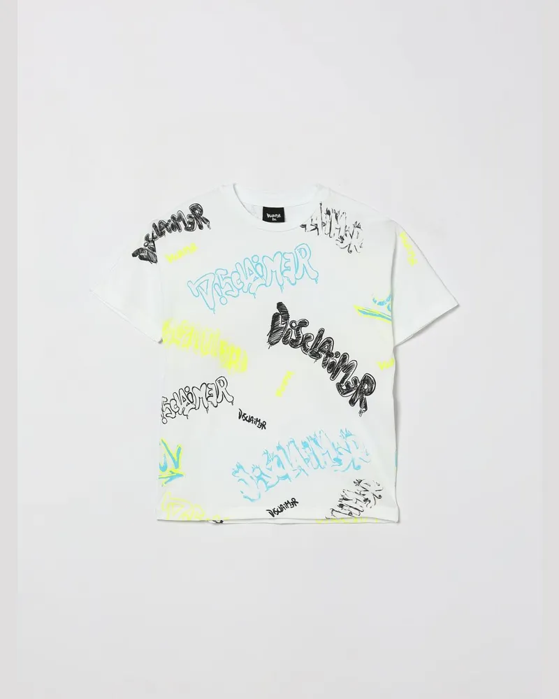 DISCLAIMER T-shirt kinder Weiß