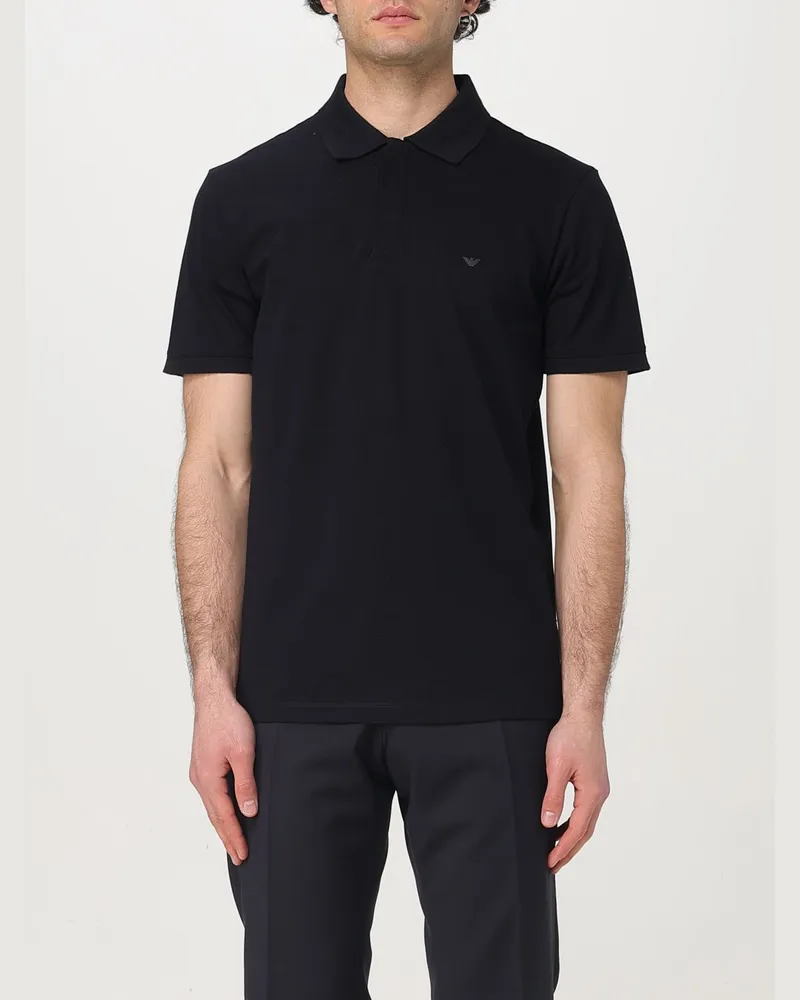 Emporio Armani Polo herren Blau