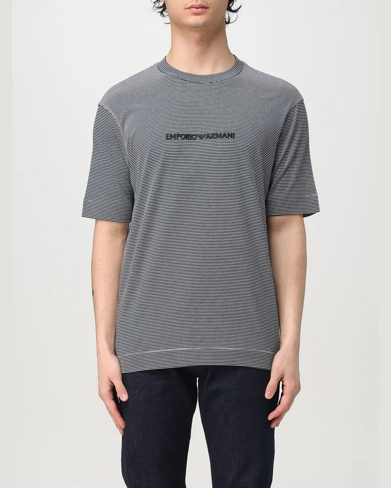 Emporio Armani T-shirt herren Blau