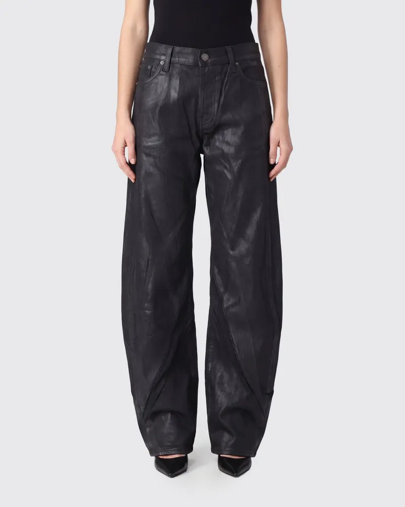 Acne Studios Baggy-Jeans von mit mittlerer Leibhöhe aus schwarzem Baumwolldenim Schwarz