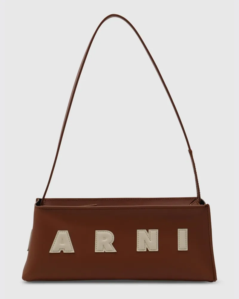 Marni Schultertasche damen Ivory