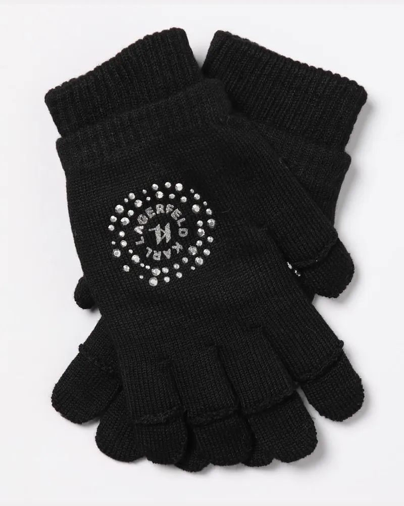 Karl Lagerfeld Handschuhe kinder Schwarz