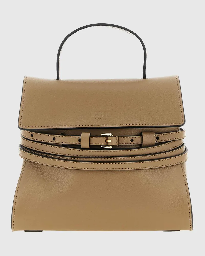 Moschino Schultertasche damen Beige
