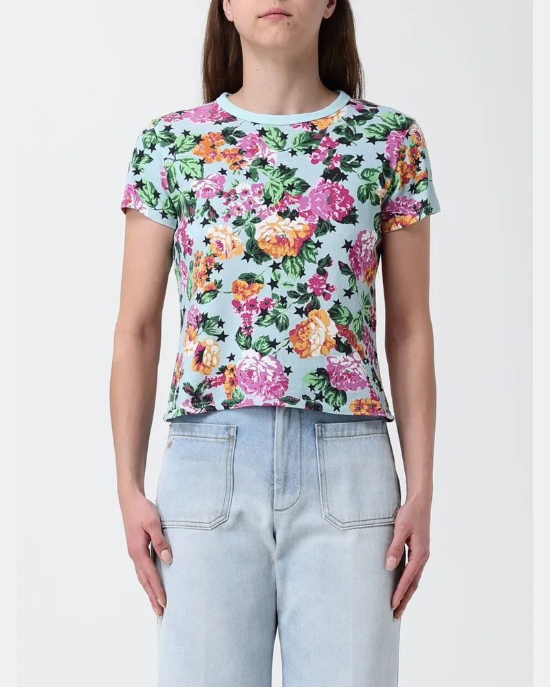 Kenzo Florales Baumwoll-T-Shirt Bunt