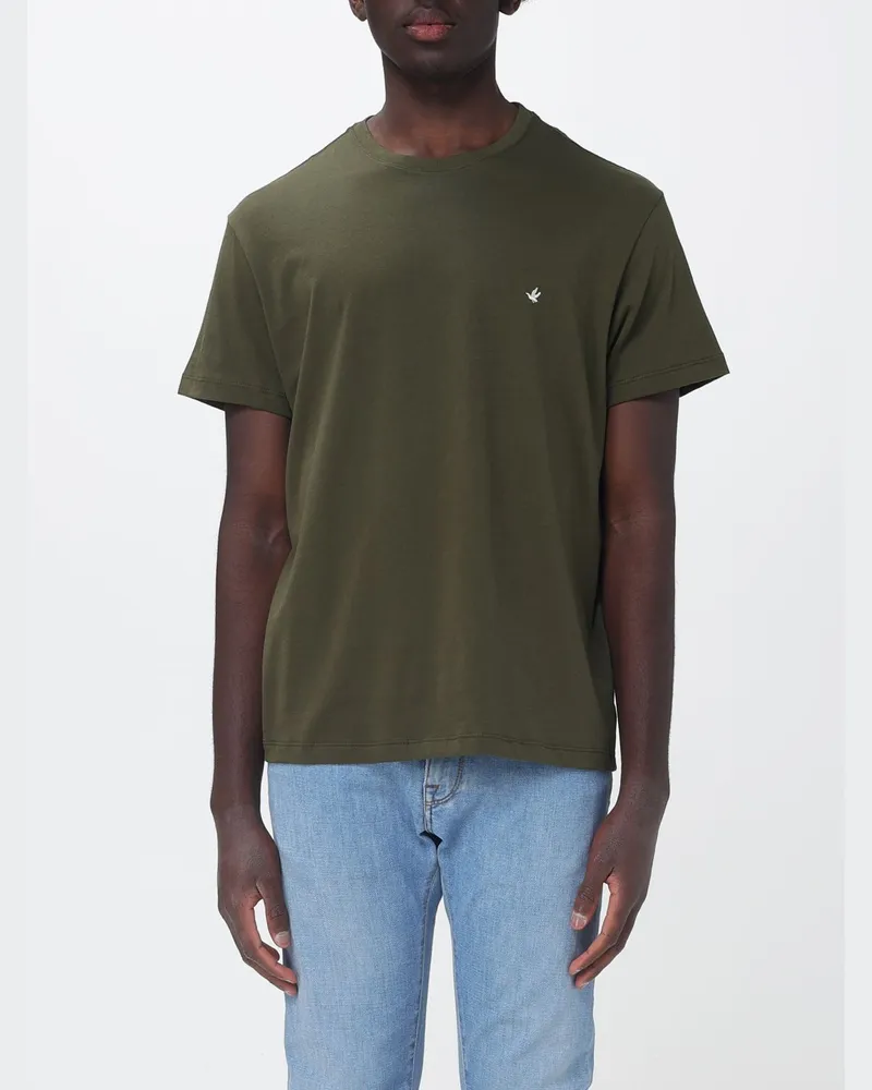Brooksfield Pima-Baumwoll-T-Shirt Military