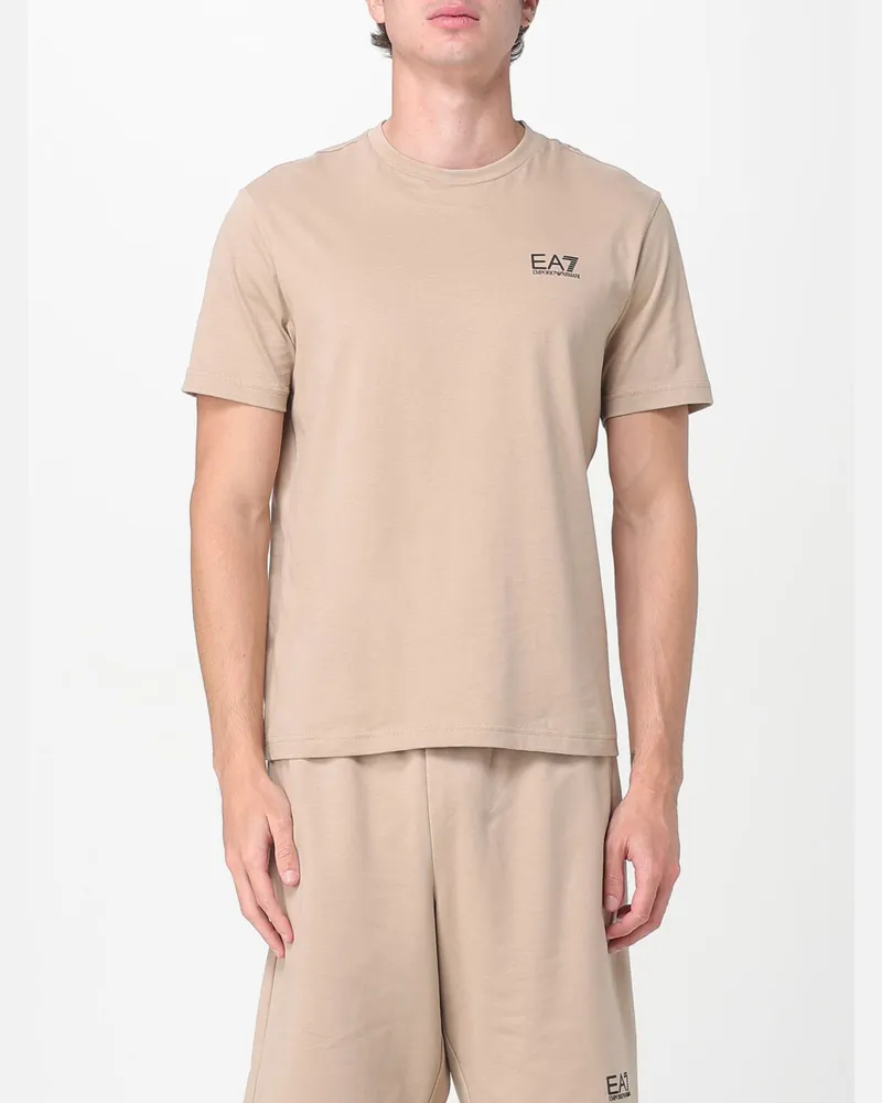 EA7 T-shirt herren Beige