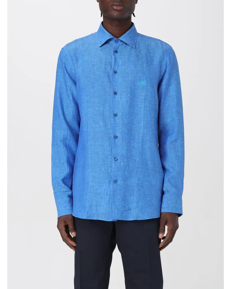 Etro Hemd herren Hellblau